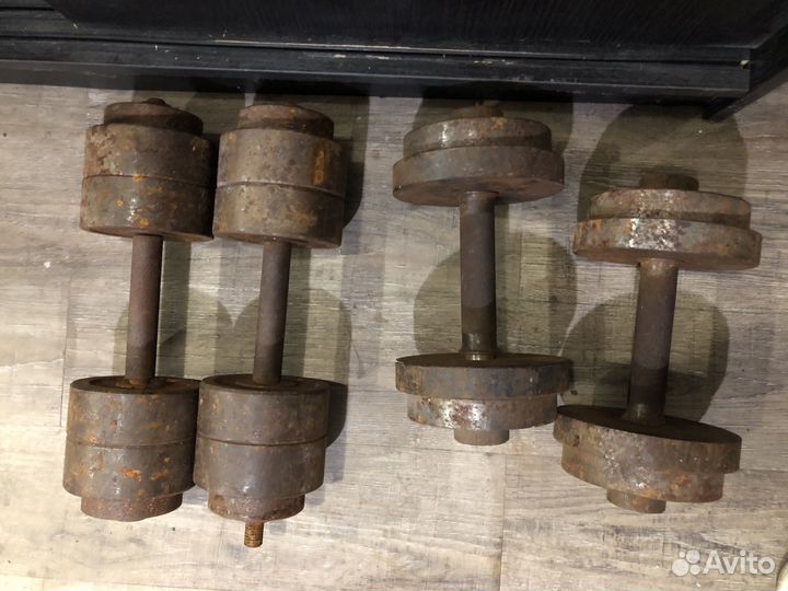 Гантели советские разборные
