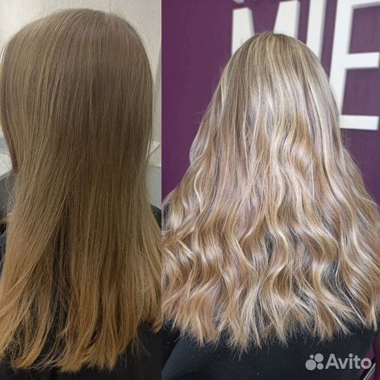 Реконструкция волос/окрашивание волос