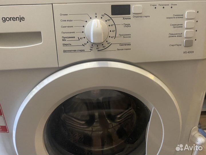 Стиральная машина gorenje ws 40109