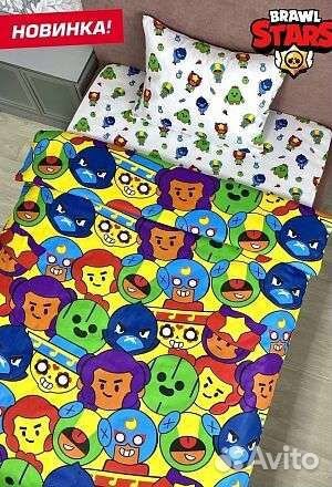 Комплект постельного белья 1.5 Brawl Stars