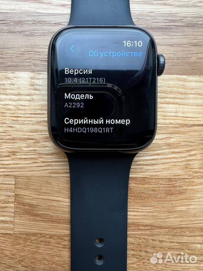 Apple Watch series 6 44mm Black