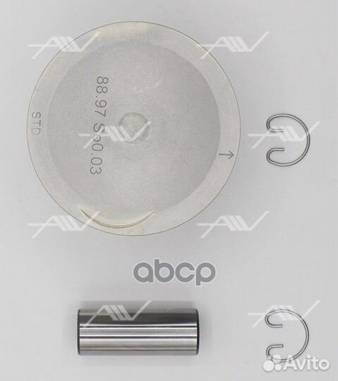 Поршень mercedes 2.0 m102 89.00mm PN52100 Autowelt