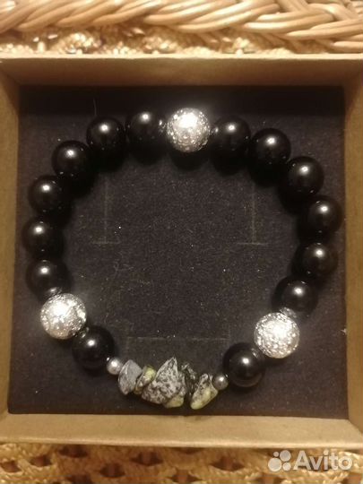 Браслет мужской/женский из натуральных камней
