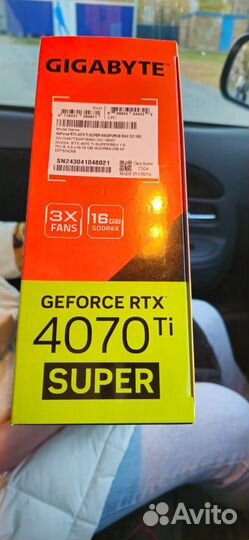 Gigabyte Rtx 4070ti super 16 gb