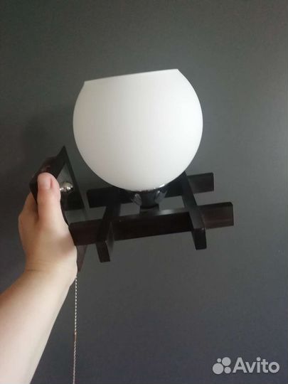 Люстра потолочная и 2 бра