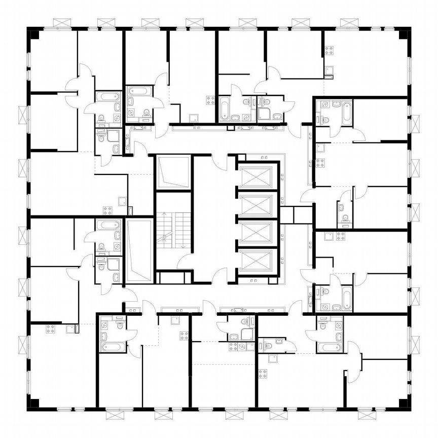 1-к. квартира, 36,1 м², 31/33 эт.