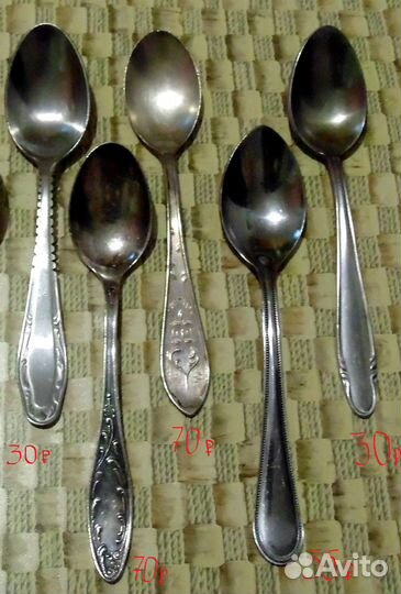 Чайные ложки разные