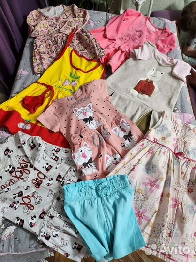 Пакет вещей для девочки 80-86