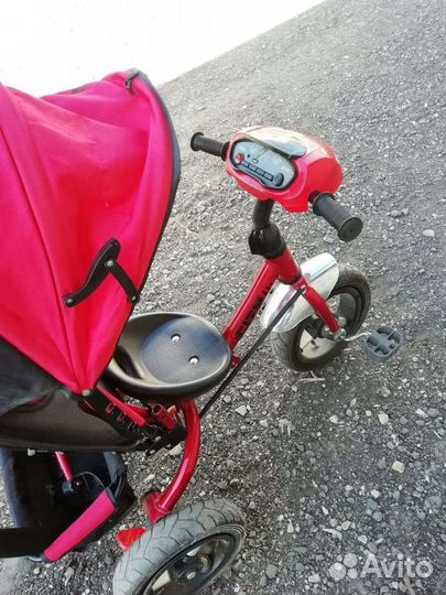 Велосипед коляска с ручкой