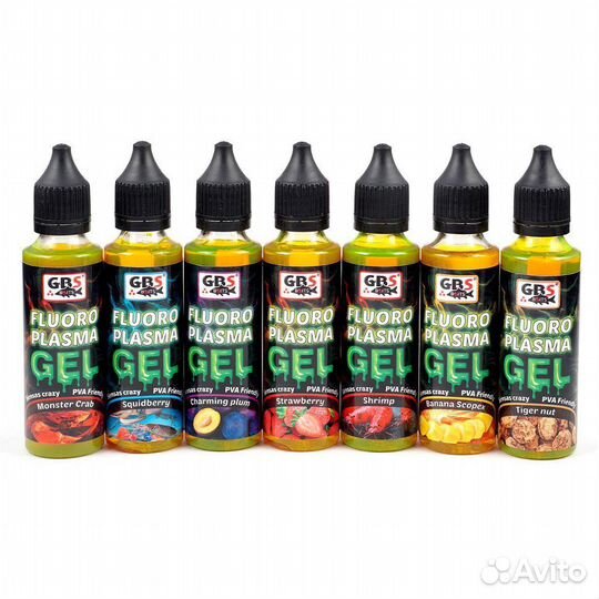Флюоресцентный гель GBS для рыбалки