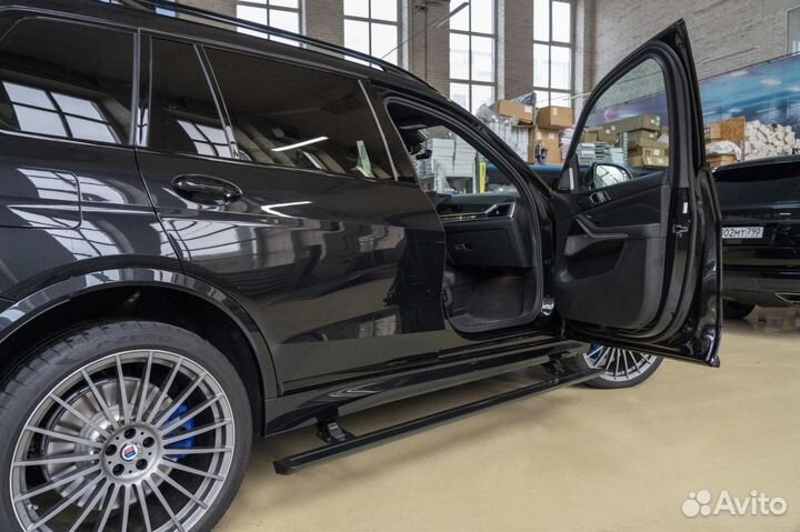 Выдвижные электрические пороги ATS BMW X7 - alpina