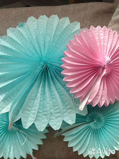 Круг фант розовый/голубой