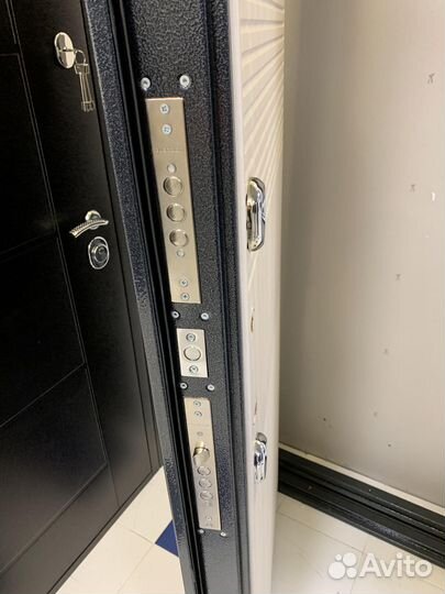 Дверь входная 96дк Термаль бг860х2050 бел.дуб лев