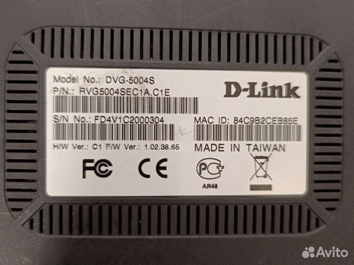 VoiceIP-шлюз D-link DVG-5004S