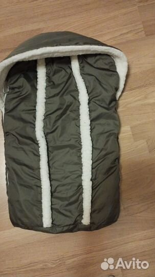 Зимний конверт в коляску на овчине