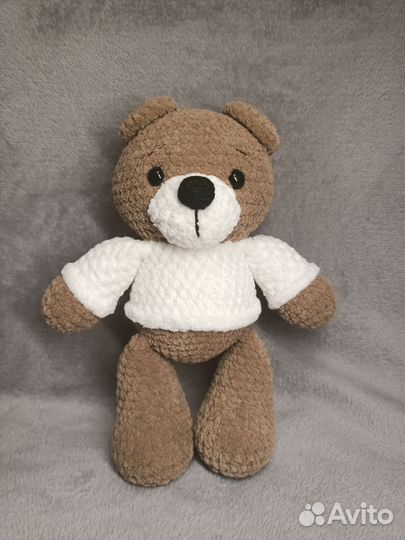 Вязаные игрушки. Мишка