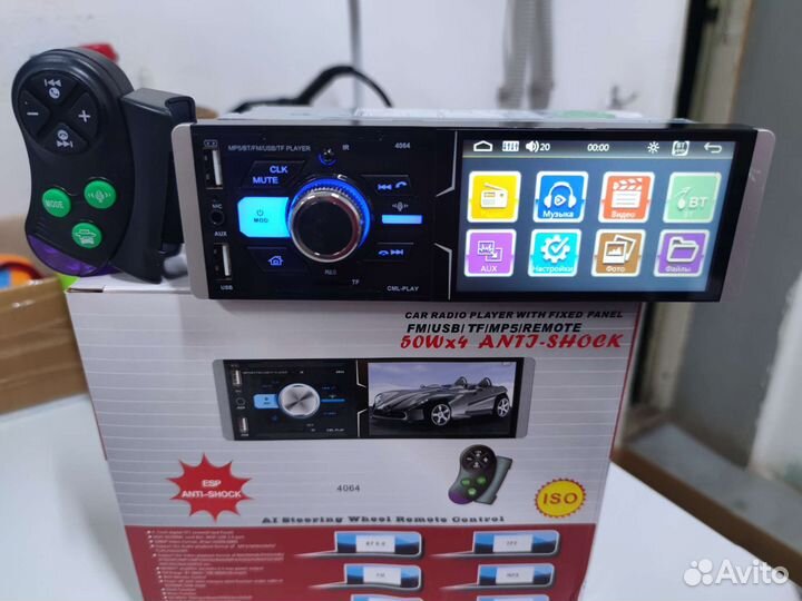 Магнитола Pioneer с пду на руль/сенсорный экран