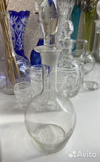 Стеклянные графины СССР