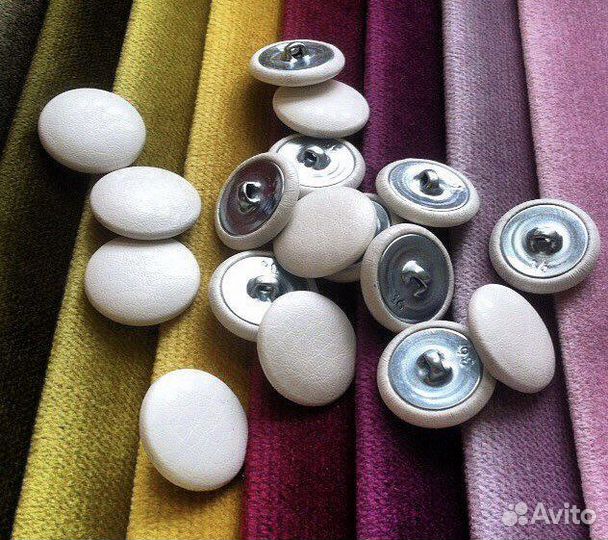 Обтяжка пуговиц, установка люверсов