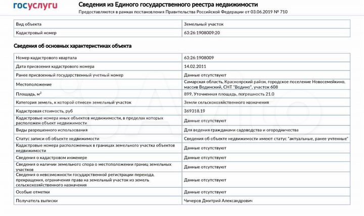 Участок 9 сот. (СНТ, ДНП)