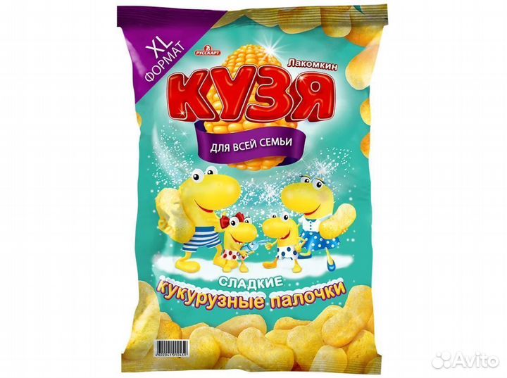 Опт - Кукурузные палочки Кузя Лакомкин 190г