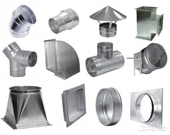 Воздуховоды,отводы,переходы (оцинковка,нержавейка)