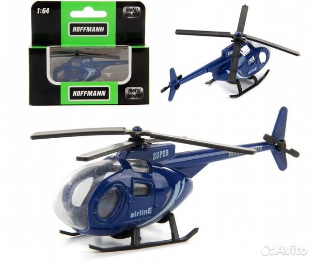 Вертолет метал. спецслужбы 125789