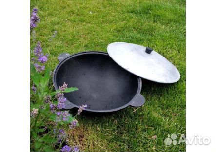 Казан чугунный 22л