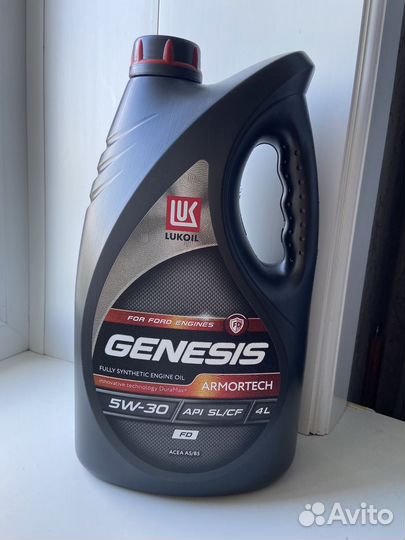 Лукойл genesis armortech 5w 30 fd