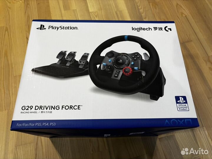 Новый Руль logitech g29 PS4,PS5,PC