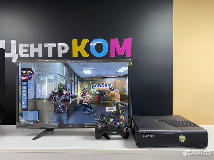 Прошитая FreeBoot xbox360 Slim 250GB + много игры