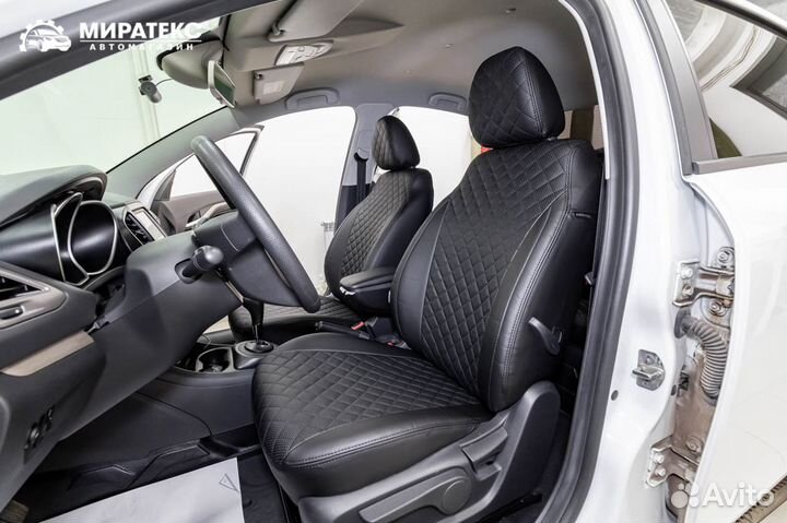 Авточехлы Лада Веста / Экокожа Ромб