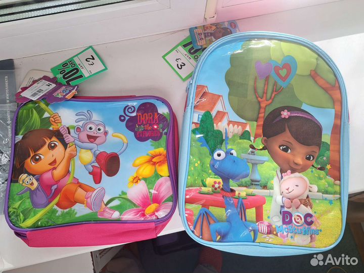 Новые рюкзак и сумочка для ланча