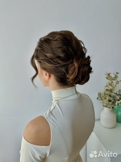 Макияж прически укладки