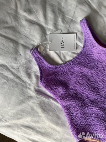 Купальник бренда паче детский фиолетовый на 92-98