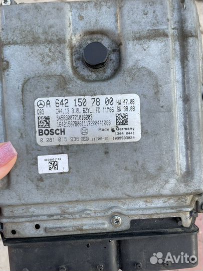 Блок управления двигателем, эбу, А6421507800