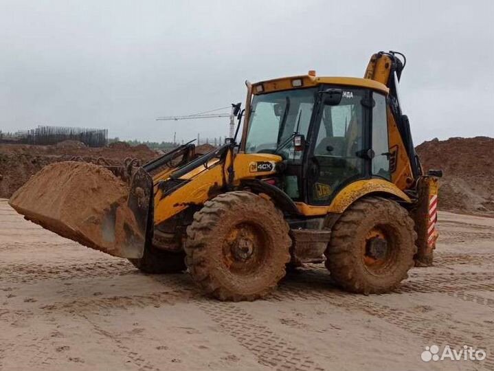 Услуги экскаватора-погрузчика JCB 4CX