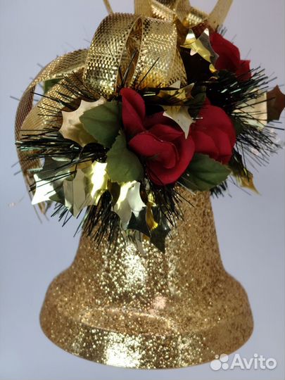 Винтажнаямновогдня игрушка колокольчик Швейцария