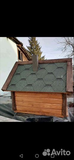 Будка для собаки утепленная