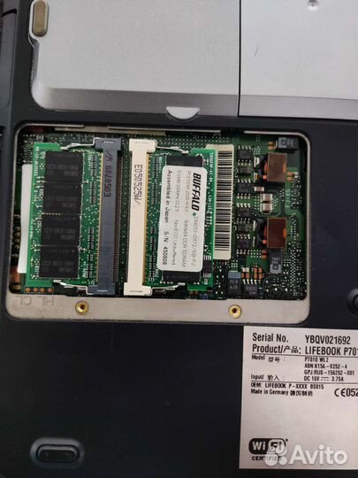 Ноутбук Fujitsu siemens p series на запчасти