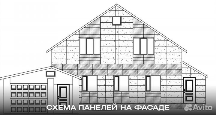 Облицовка фасадов дома - фиброцементные панели