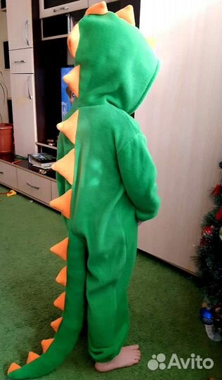 Новогодний костюм Кенгуруми динозаврик