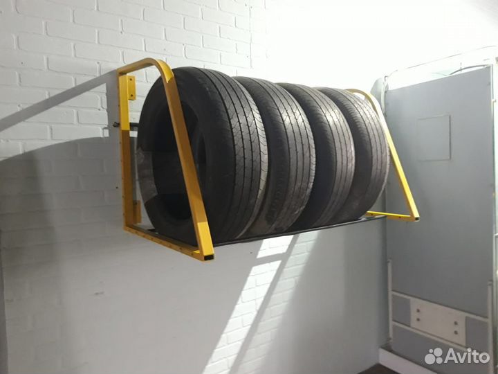 Авто хранение колес стеллаж подвесной