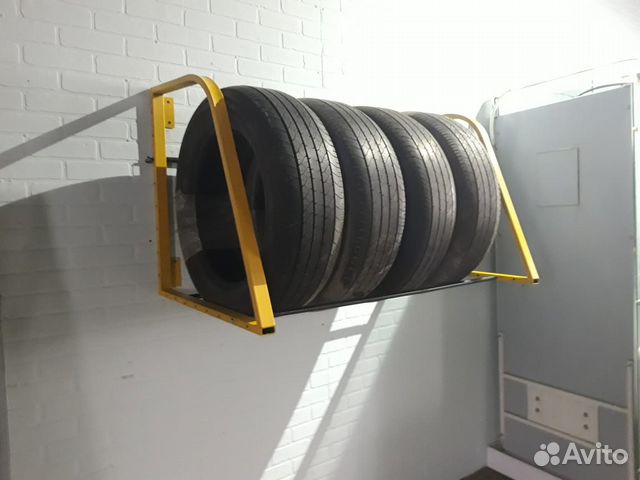 Авто хранение колес стеллаж подвесной