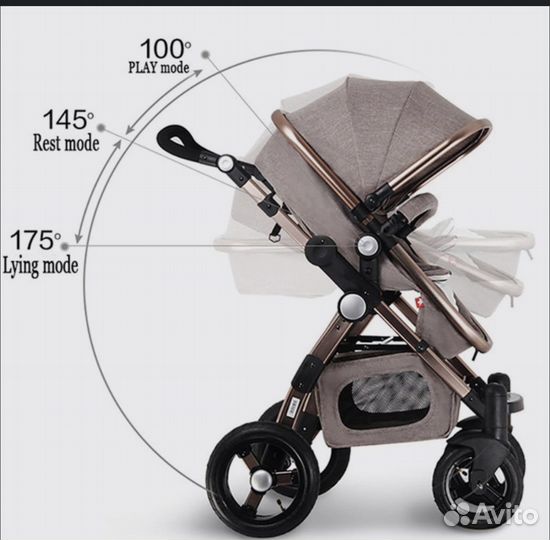 Коляска 3 в 1 / 2 в 1 New