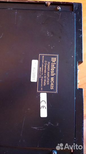 Усилитель Mcintosh mc 425