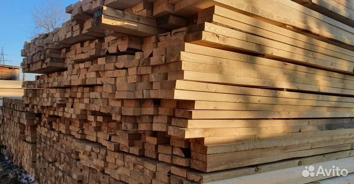 Доска обрезная 25х150 мм с доставкой