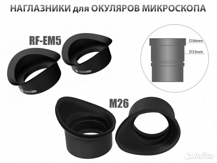 Линзы Барлоу, Подсветка, SZM адаптеры микроскопа