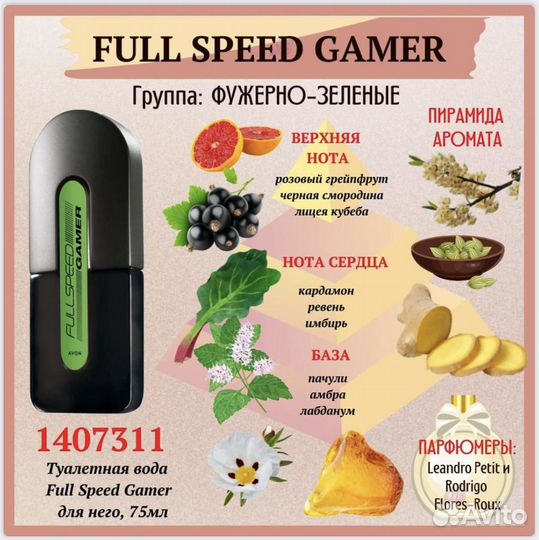 Туалетная вода Avon Full Speed и Full Speed Gamer