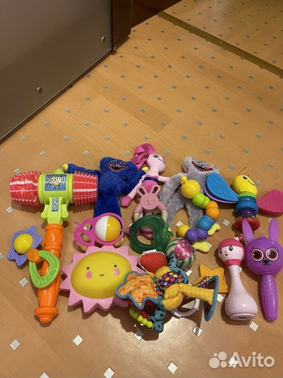 Погремушка, игрушки, прорезователи для зубов